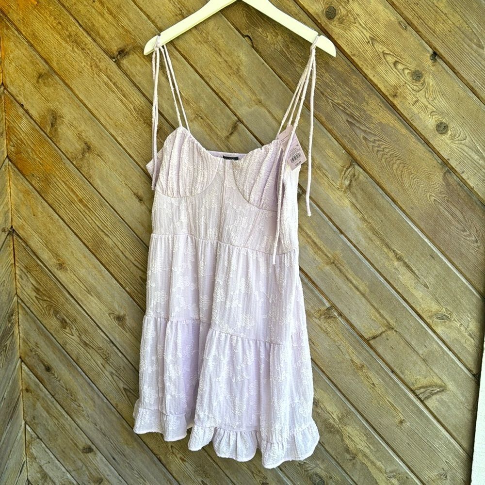Wild fable new NWT light violet purple sundress adjustable straps large